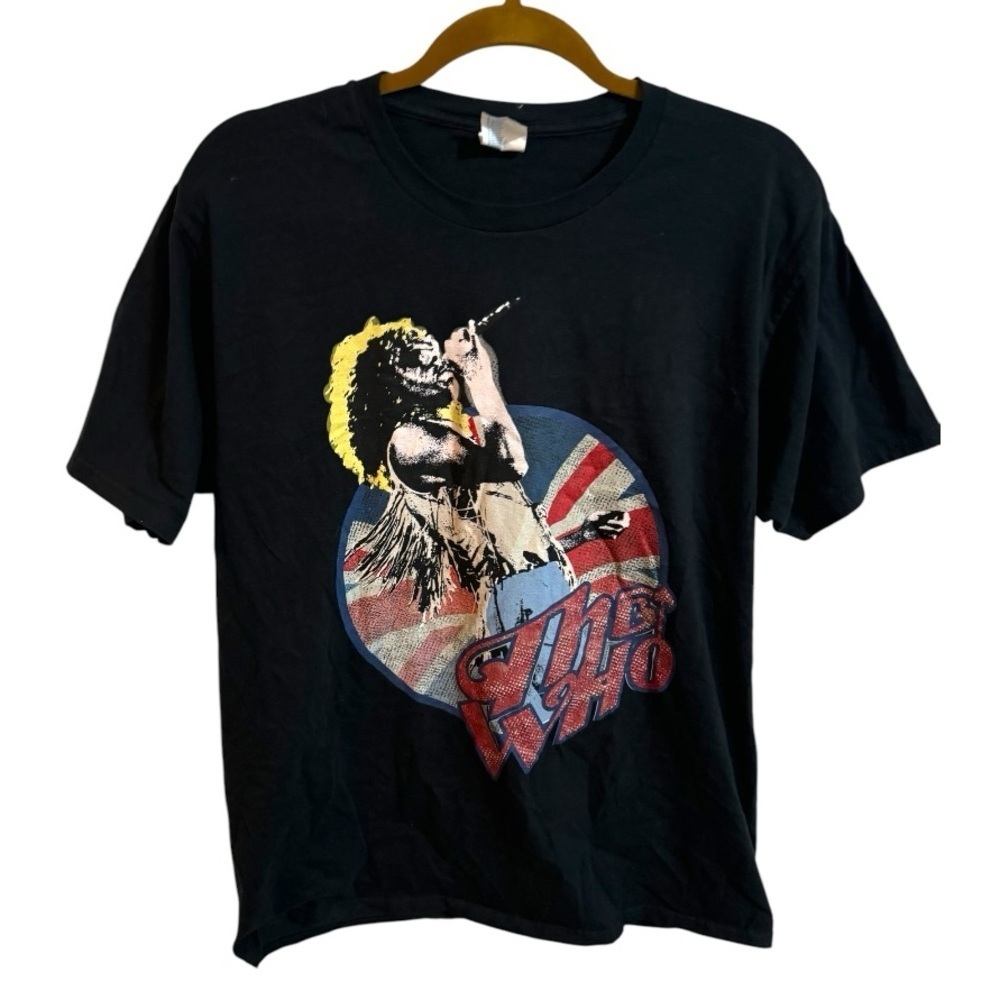 The Who Black Graphic Band T-Shirt